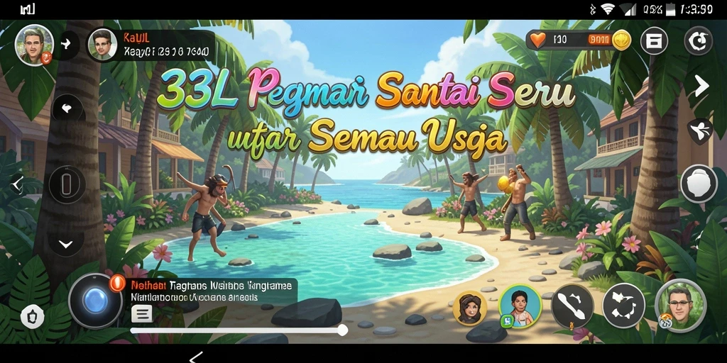 Tampilan gameplay 33L yang seru dan penuh warna.