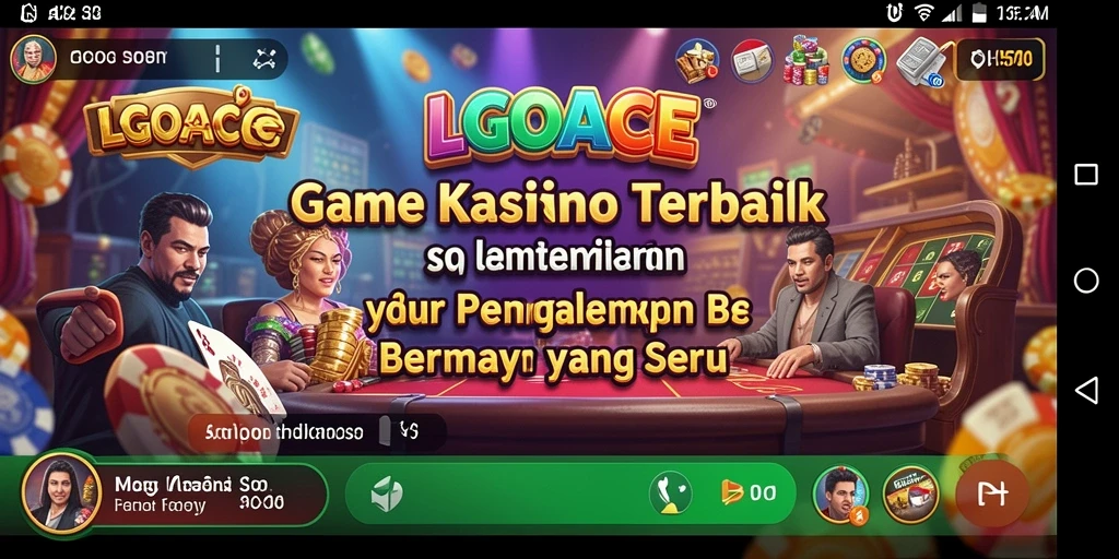 Tampilan bermain di LGOACE dengan grafis menakjubkan dan fitur menarik.