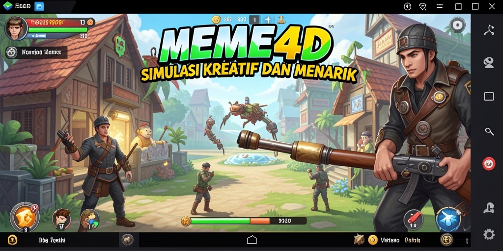 Gameplay kreatif dalam pembuatan meme 3D di MEME4D.