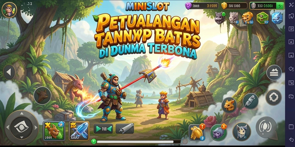 Gameplay <strong>MINISLOT</strong> yang menakjubkan di dunia terbuka.
