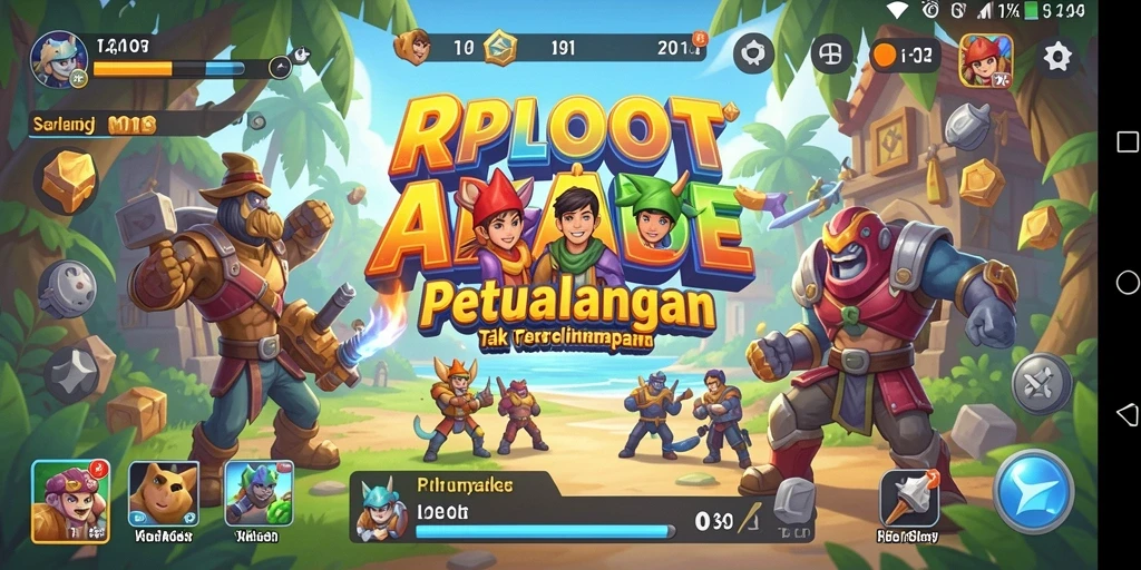 Gameplay RPLOOT yang penuh aksi dan tantangan seru.