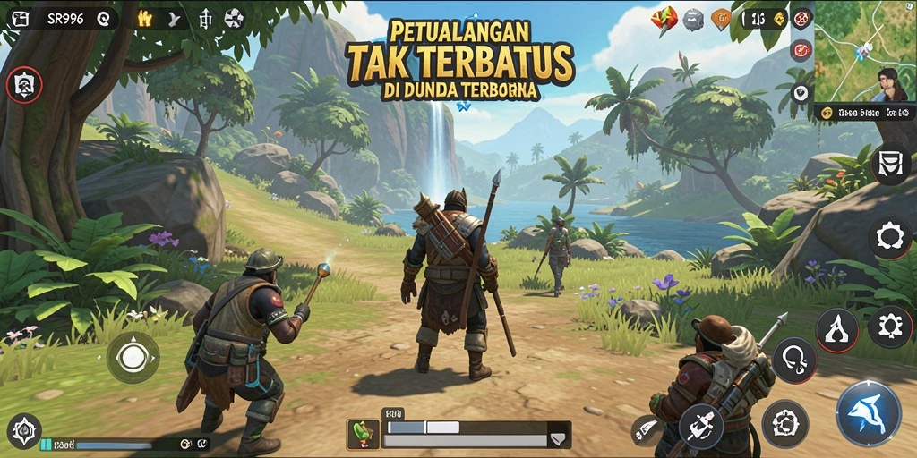 Gameplay mendebarkan di dunia terbuka SR996.